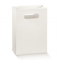 Shopper con manico a foro -...