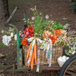 Nastro conigli e uova H25mm...