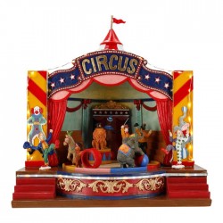 Tendone del circo animato...