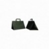 Shopper Flat Xlarge 32X22H24 cm - 25pz - COLORE: Nero