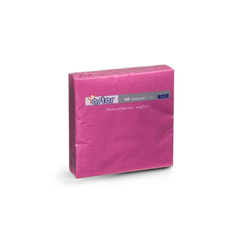 Tovaglioli di carta fucsia