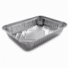 Vaschette alluminio rett. bordo a L - 100pz - MISURA: C