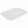 Coperchi rettangolari cartone/alluminio - 100pz - MISURA: E