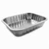 Vaschette alluminio rigide rett. bordo a G - 50pz - MISURA: B