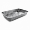 Vaschette alluminio rigide rett. bordo a G - 50pz - MISURA: C
