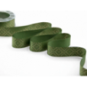 Nastro Raso decorato H25mm - 10m - COLORE: Verde Bosco