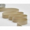 Nastro policotone bordi oro H25mm - 20m - COLORE: Beige
