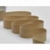 Nastro policotone bordi oro H40mm - 20m - COLORE: Beige