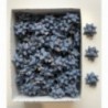 Coccarde di carta medie colorate mm14 - 100pz - COLORE: Blu