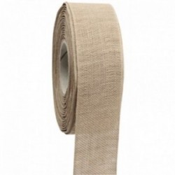 Nastro in lino Nature H40mm...