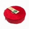 Nastro taft 100% naturale con frange H40mm - 30m - COLORE: Rosso