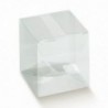 Scatolina rettangolare in pvc trasparente - 20pz - MISURA: B