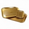 Vassoio alimentare oro rettangolare - 10 kg - MISURA: L