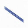 Nastro Raso a Pois H10mm - 20m - COLORE: Lilla
