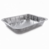 Vaschette alluminio rett. alte bordo a G - 100pz - MISURA: C