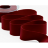 Nastro velluto doppio H40mm - 7m - COLORE: Bordeaux Scuro