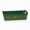 Cesto incollato colorato 40x30h12 cm - 30pz - COLORE: Green Forest