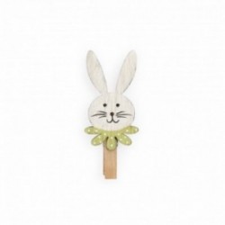 Clip coniglio in legno -...