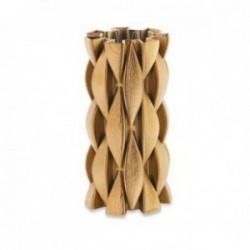 Vaso con intrecci oro -...