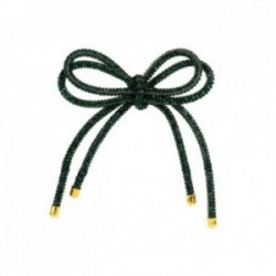 Fiocco doppio con strass -...
