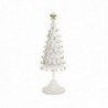 Albero in metallo bianco e stella oro - MISURA: Piccola