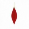 Goccia a spicchi floccata da appendere - 12pz - COLORE: Rosso