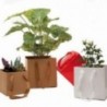 Shopper cubiche 12x12 cm - 12 pz - COLORE: Bianco