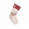 Calza di Natale con fantasia retrò - Fantasia: C