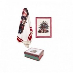 Plaid con scatola natalizia...