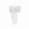Fiocco in chiffon per bomboniere - 12pz - COLORE: Bianco
