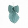 Fiocco in chiffon per bomboniere - 12pz - COLORE: Verde Acqua