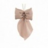 Fiocco in chiffon per bomboniere - 12pz - COLORE: Marrone