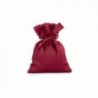 Sacchetto bomboniera in raso 10x14 cm - 12 pz - COLORE: Bordeaux