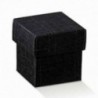Scatolina Bomboniera 9,5x6,5h4 cm - 10pz - COLORE: Seta Nero