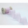 Nastro Crêpe con frange H25mm - 25m - COLORE: Rosa