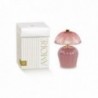 Lampada in vetro con paralume - COLORE: Rosa Antico