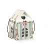Casetta con cordino 20x20h18 cm - 10pz - COLORE: Market Verde
