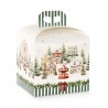 Portapanettone 20x20h18 cm - 50pz - COLORE: Market Verde