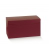 Scatola segreto 46x32h29 cm - 20pz - COLORE: Fibra Bordeaux