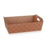 Cesto incollato colorato 40x30h12 cm - 30pz - COLORE: Royal Garden