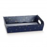 Cesto incollato colorato 40x30h12 cm - 30pz - COLORE: Night