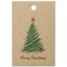 Tag Merry Christmas con albero - 20pz
