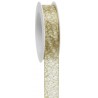 Nastro con trama irregolare lurex H25mm - 18m - COLORE: Oro