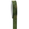 Nastro fiocchi di neve H25mm - 18m - COLORE: Verde Bosco
