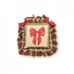Cuscino per sedia con balze...