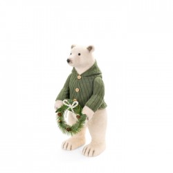 Orso con maglione e corona...
