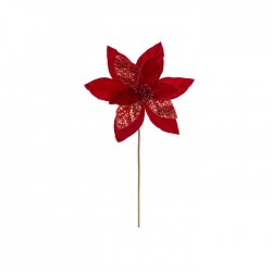 Ramo stella di Natale rosso