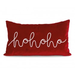 Cuscino in velluto HO HO HO
