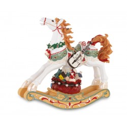 Statuetta di cavallo a dondolo