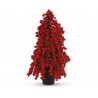 Albero di Natale slim formato da bacche rosse H53